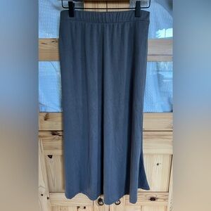 Elegant Gray Maxi Skirt for Women